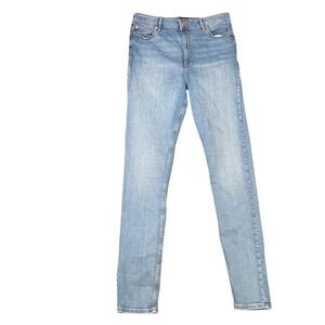 Asos Design Men's Size 32"x36" Tall Distressed Blue Jean‎ Pants